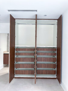 Handcrafted wooden furniture piece showcasing artisan woodworking skills and natural grain patterns